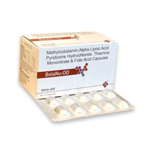 Methylcobalamin, Alpha Lipoic Acid, Pyridoxine Hydrochloride, Thiamine Mononitrate & Folic Acid Capsules