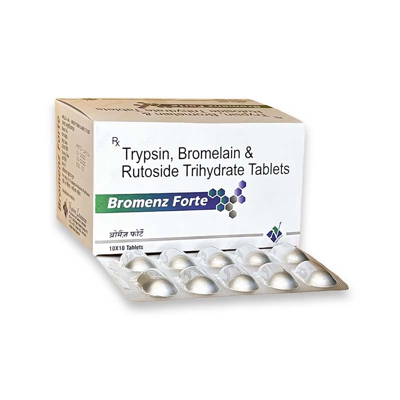 Trypsin, Bromelain & Rutoside Trihydrate Tablets