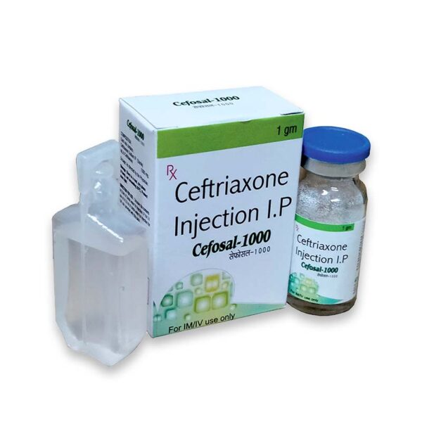 Ceftriaxone 1gm Injection Manufacturers in India