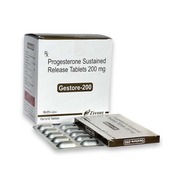 Progesterone Sustained Release Tablets 200 mg