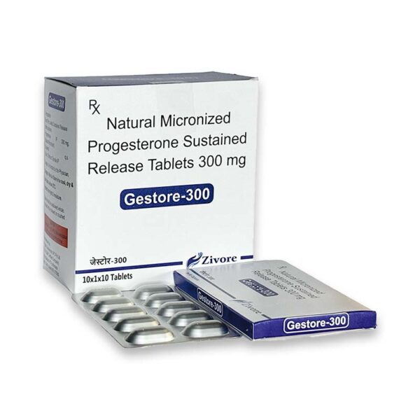 Natural Micronized Progesterone Sustained Release Tablets 300 mg