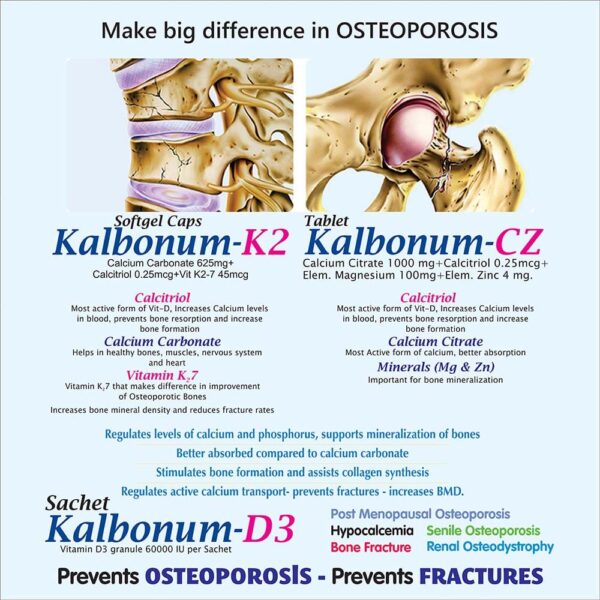 Kalbonum Softgel Capsule, Kalbonum CZ Tablets