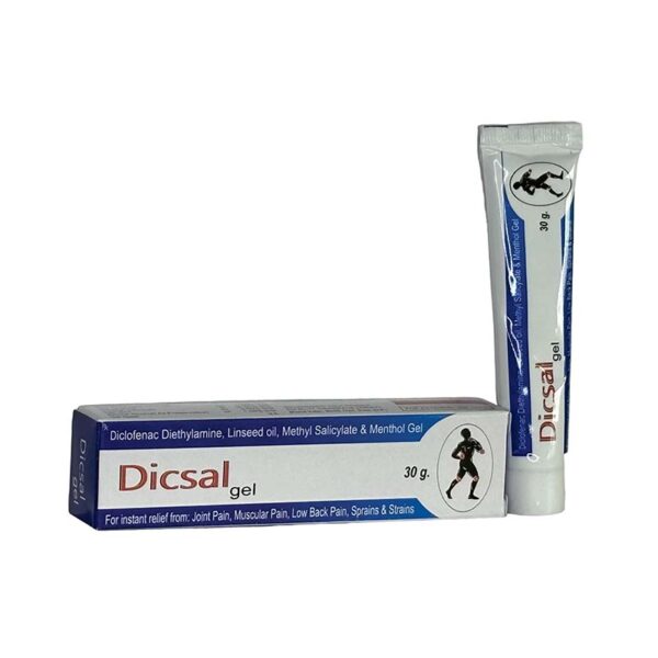 Diclofenac Diethylamine, Linseed oil, Methyl Salicylate & Menthol Gel