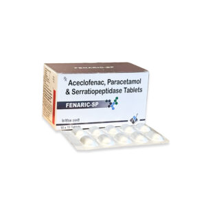 Aceclofenac, Paracetamol & Serratiopeptidase Tablets