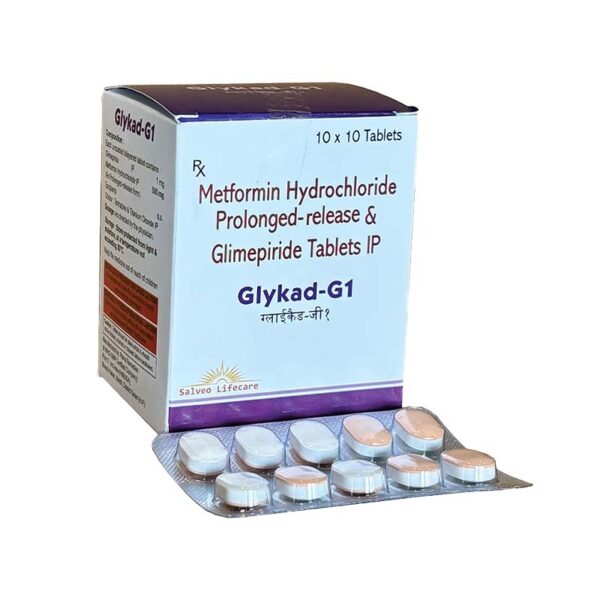 Metformin Hydrochloride Prolonged-release & Glimepiride Tablets IP