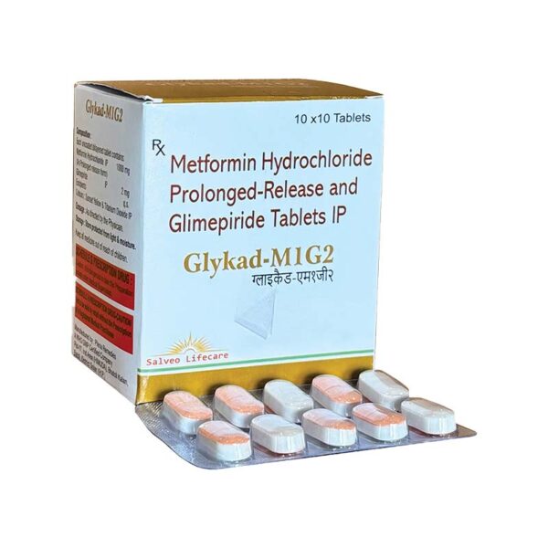 Metformin Hydrochloride Prolonged-Release and Glimepiride Tablets IP