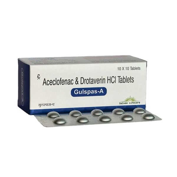 Aceclofenac Drotaverine Hydrochloride Tablets Manufacturers & Suppliers in India