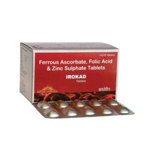 Ferrous Ascorbate, Folic Acid & Zinc Sulphate Tablets