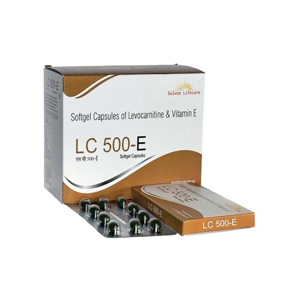 Softgel Capsules of Levocarnitine & Vitamin E