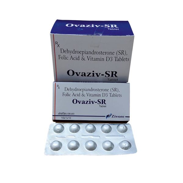 Dehydroepiandrosterone (SR), Folic Acid & Vitamin D3 Tablets