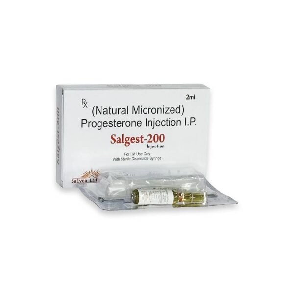 Natural Micronized Progesterone 200mg Injection I.P.