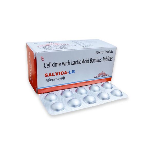 Cefixime with Lactic Acid Bacillus Tablets