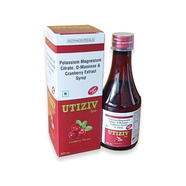 Potassium Magnesium Citrate, D Mannose & Cranberry Extract Syrup