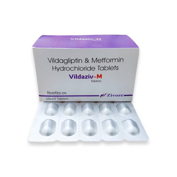 Vildagliptin & Metformin Hydrochloride Tablets