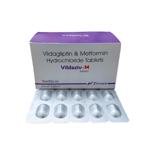 Vildagliptin & Metformin Hydrochloride Tablets