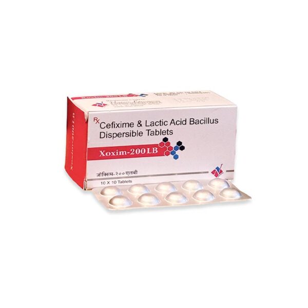 Cefixime & Lactic Acid Bacillus Dispersible Tablets