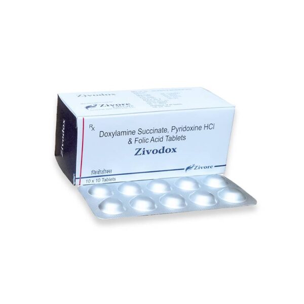 Doxylamine Succinate, Pyridoxine HCI & Folic Acid Tablets