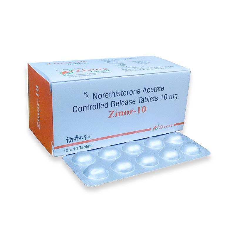 Norethisterone Acetate Controlled Release Tablets 10 mg